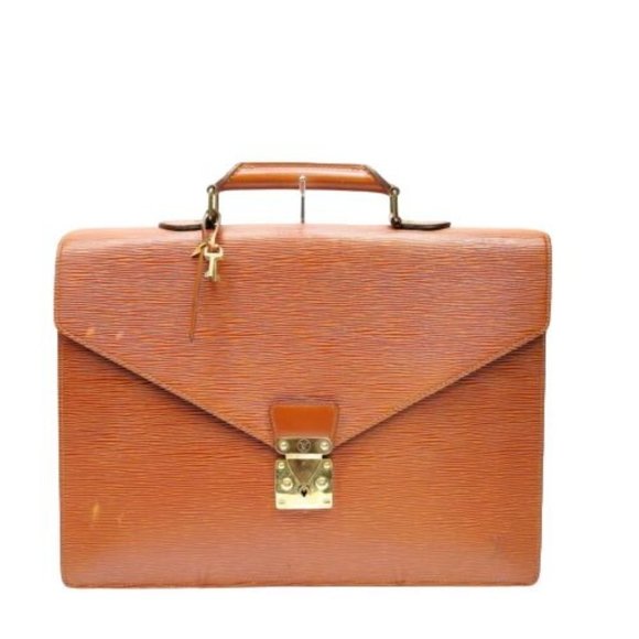 00347177# Louis Vuitton Brief Case Serviette Couseiller Epi - Picture 1 of 10